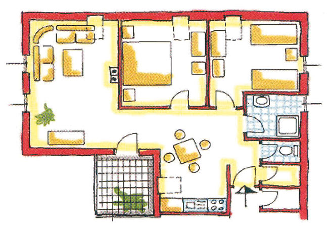 Arkadenhof Flasch - Wohnung Typ 4